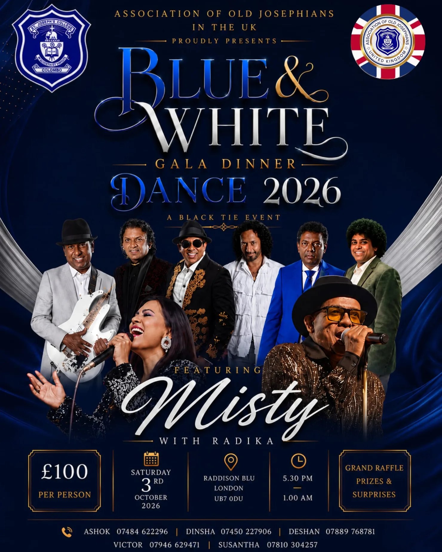 Blue & White