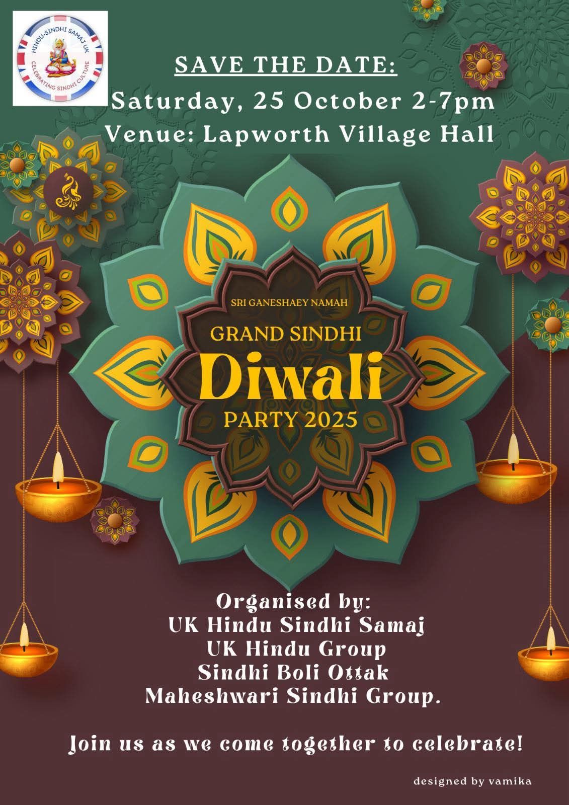 Grand Sindhi Diwali Party 2025